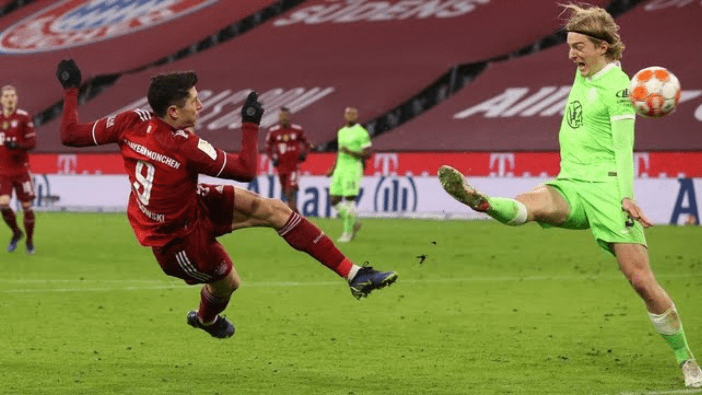 Robert Lewandowski matches Cristiano Ronaldo’s best goal tally for a calendar year; breaks two other records