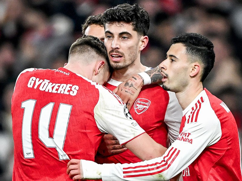 Arsenal seal perfect league phase record with win over Kairat