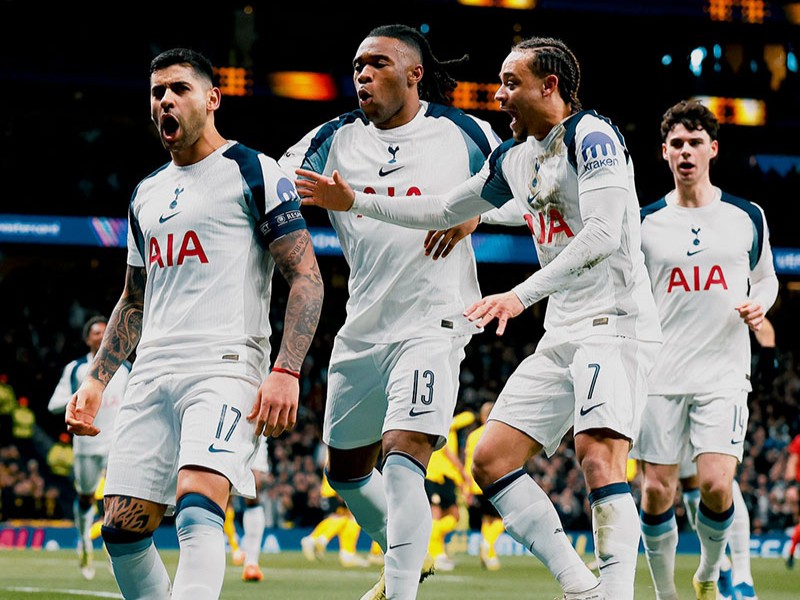 Frank finds relief as Spurs overpower reduced Dortmund