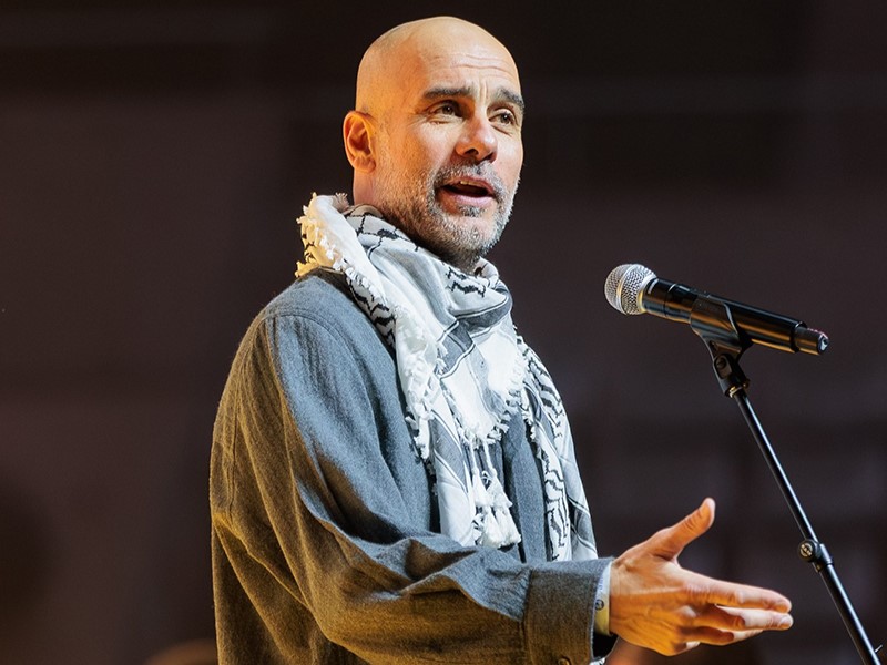 Guardiola speaks out on human suffering beyond football