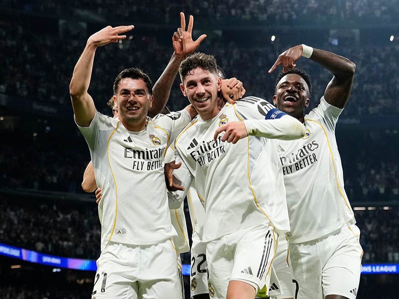 Real take control as Valverde hat-trick leaves City facing huge task