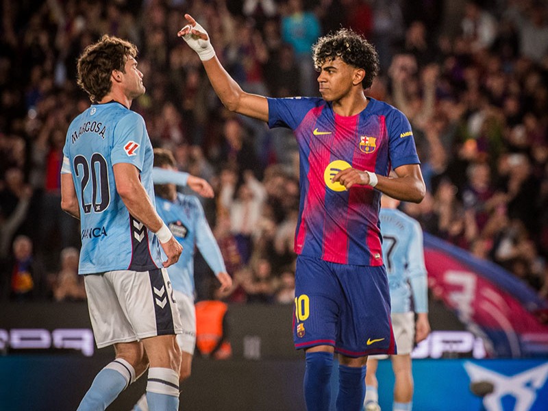 Yamal injury overshadows Barcelona win over Celta