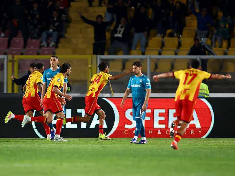 Lecce ends losing run with late draw against Fiorentina