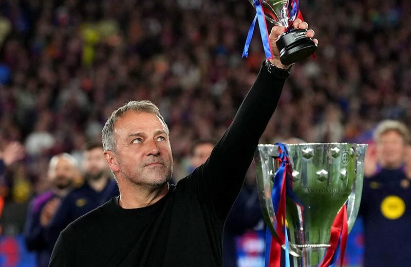 Hansi Flick extends Barcelona stay after title-winning campaign