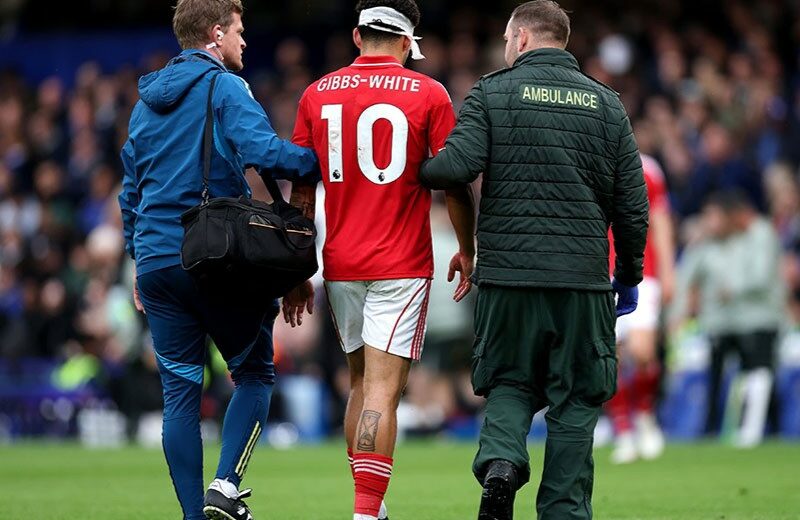 Gibbs-White injury scare leaves Forest sweating over Villa decider