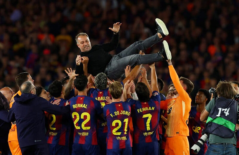 Hansi Flick delivers back-to-back La Liga titles for Barcelona