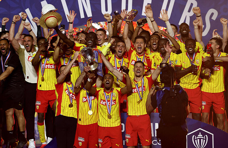 Lens make history with first Coupe de France triumph