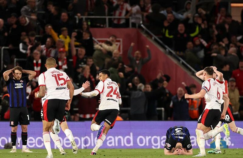 Southampton seal Wembley place with extra-time win over Middlesbrough