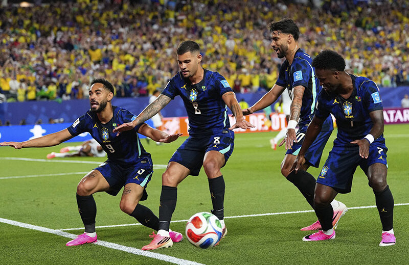 Brazil ease past Haiti to seize control of the group