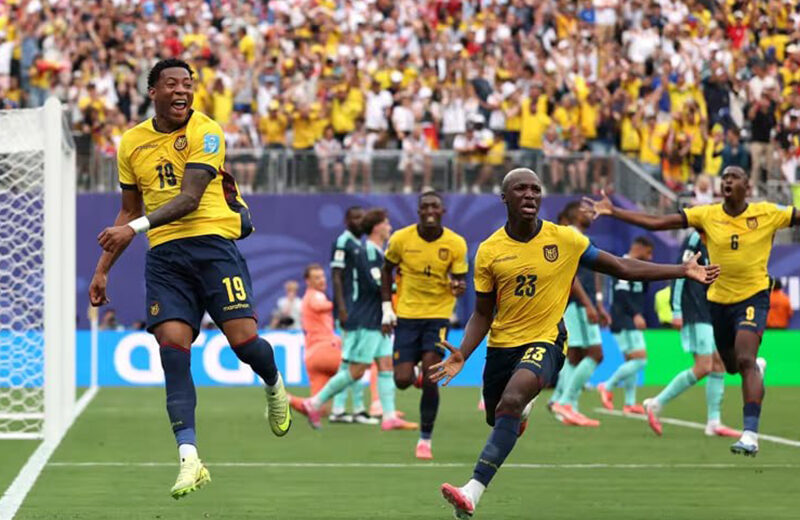 Ecuador stun Germany to book place in World Cup knockout stage